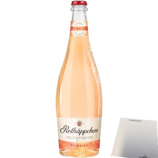 Rotkäppchen Fruchtsecco Pfirsich 8% vol. 1er Pack (1x750ml Flasche) + usy Block