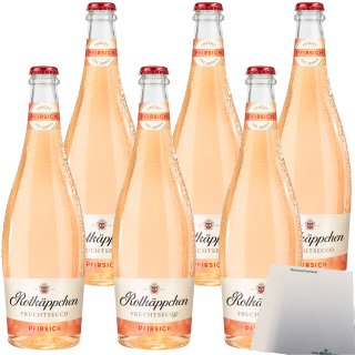 Rotkäppchen Fruchtsecco Pfirsich 8% vol. 6er Pack (6x750ml Flasche) + usy Block