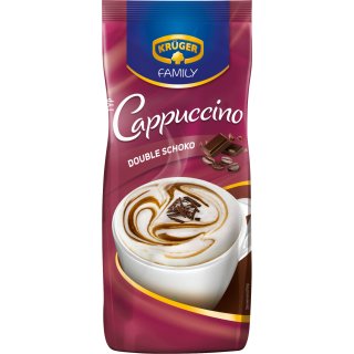 Krüger Family Cappuccino Double Choco (500g Beutel) MHD 02.2023 Restposten