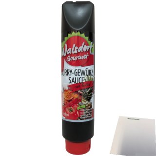 Walsdorf Gourmet Curry Gewürz Sauce (875ml Tube) + usy Block