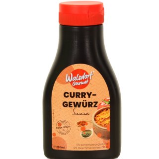 Walsdorf Gourmet Curry Gewürz Sauce (250ml Tube)