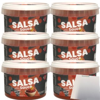 Walsdorf Gourmet Salsa 6er Pack (6x250g Becher) + usy Block