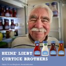Curtice Brothers 100% Natural Original Ketchup Squeeze Flasche 3er Pack (3x420ml) + usy Block