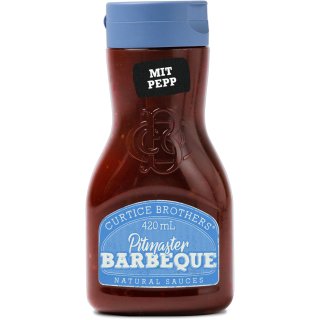 Curtice Brothers 100% Natural Pitmaster Barbeque-Sauce Squeeze Flasche (420ml)