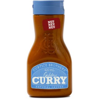 Curtice Brothers 100% Natural Golden Curry Sauce Squeeze Flasche (420ml)