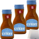 Curtice Brothers 100% Natural Golden Curry Sauce Squeeze Flasche 3er Pack (3x420ml) + usy Block