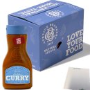 Curtice Brothers 100% Natural Golden Curry Sauce Squeeze Flasche 8er VPE (8x420ml) + usy Block
