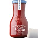 Curtice Brothers Bio Chili Ketchup ohne Zuckerzusatz (270ml Flasche) + usy Block