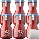 Curtice Brothers Bio Chili Ketchup ohne Zuckerzusatz 6er Pack (6x270ml Flasche) + usy Block