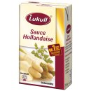 Lukull Hollandaise Sauce mit zart cremiger Konsistenz 6er Pack (6x1 Liter Packung) + usy Block