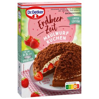 Dr. Oetker strawberry time mole cake