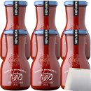 Curtice Brothers Bio Smokey BBQ Sauce 6er Pack (6x270ml Flasche) + usy Block