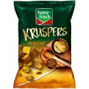 funny frisch Kruspers Honig und Senf Weizenkräcker 3er Pack (3x120g Tüte) + usy Block