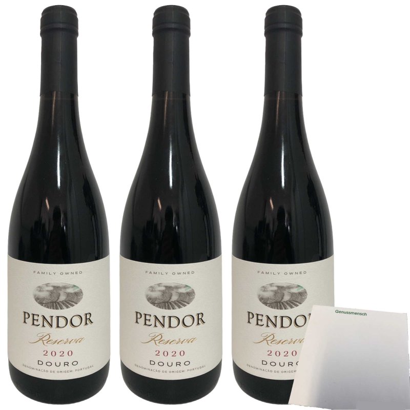 Pendor Reserva Douro Vinho Tinto 3er Pack (3x0,75l Flasche Rotwein) +