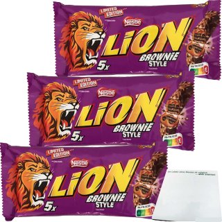 Lion Brownie Style chocolate bar (5x30g)