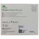 Mölnlycke Mepilex Border Flex Lite selbsthaftender Schaumverband 4x5 cm, 3er Pack (3x10 Stück Packung) + usy Block