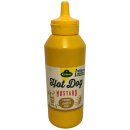 Kühne Senf Hot Dog Mustard cremig milder Senf 6er Pack (6x250ml Squeeze Flasche) + usy Block