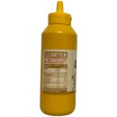 Kühne Senf Hot Dog Mustard cremig milder Senf 6er Pack (6x250ml Squeeze Flasche) + usy Block