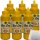 Kühne Senf Hot Dog Mustard cremig milder Senf 6er Pack (6x250ml Squeeze Flasche) + usy Block