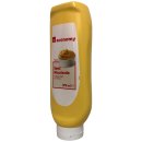 Economy Senf Moutarde mittelscharf 6er Pack (6x875ml Flasche) + usy Block