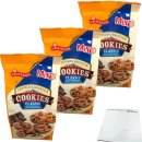 Griesson Minis Chocolate Mountain Cookies 3er Pack (3x125g Beutel) + usy Block