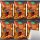 funny-frisch Cross Cut Chips Kartoffelchips Spicy BBQ Sauce Style 6er Pack (6x120g Tüte) + usy Block