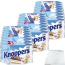 Knoppers Joghurt Waffelschnitte mit Joghurt und gehackten Haselnüssen 3er Pack (3x 8x25g Packung) + usy Block