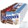 Knoppers Black and White Waffelschnitte (8x25g Packung) + usy Block