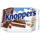 Knoppers Black and White Waffelschnitte 16er VPE (16x 8x25g Packung) + usy Block