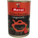 Menzi ungarische Gulaschsuppe Konzentrat 1zu1 6er Pack (6x400ml Dose) + usy Block