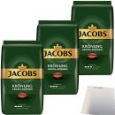 Jacobs Krönung ganze Bohne Kaffeebohnen Aroma-Bohnen 3er Pack (3x500g Packung) + usy Block