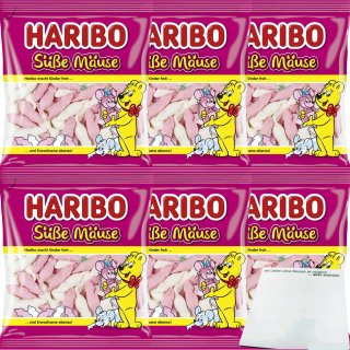 Haribo sweet mice foam sugar (175g pack)