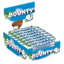 Bounty Einzelriegel Gefüllte Milchschokolade mit saftigem weissem Kokosmark VPE (24x57g Riegel)