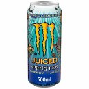 MONSTER Energy Drink Juiced Aussie Style Lemonade (48x0,5l Dosen) + usy Block