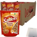 Lorenz Saltletts Pausen Cracker mit Chia-Lein und Sesam-Samen 16er Pack (16x100g Packung)  + usy Block