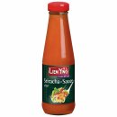 Lien Ying Thai Style Sriracha-Sauce scharf 3er Pack (3x200ml Flasche) + usy Block