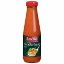 Lien Ying Thai Style Sriracha-Sauce scharf 6er Pack (6x200ml Flasche) + usy Block