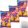 Lorenz Chips Crunchips African Style Kartoffelchips 3er Pack (3x150g Packung) + usy Block