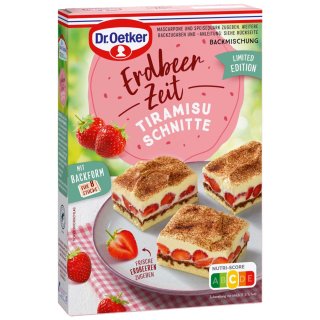 Dr. Oetker strawberry time strawberry tiramisu cuts (200g pack)