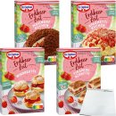 Dr. Oetker strawberry time set 4x baking mixes for cakes and cream puffs (1.05kg total)