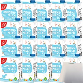 Gut&Günstig Kondensmilch 4% mit Schraubverschluss 20er VPE Pack (20x340g Packung) + usy Block