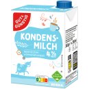 Gut&Günstig Kondensmilch 4% mit Schraubverschluss 20er VPE Pack (20x340g Packung) + usy Block