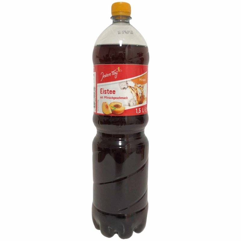 Jeden Tag Eistee Pfirsich Erfrischungsgetränk (1,5 l Flasche)