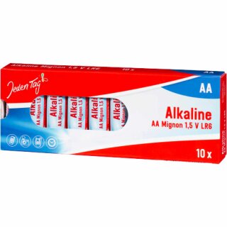 Jeden Tag Alkaline Batterien Mignon AA/LR6 Shrink (10Stk)