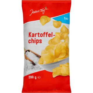 Jeden Tag Kartoffelchips Salz (200g)