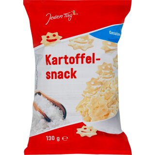 Jeden Tag Kartoffelsnack gesalzen (130g)