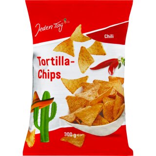 Jeden Tag Tortilla Chips Chili (300g)