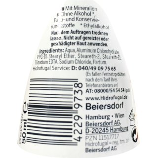 Hidrofugal Roll-on Duftneutral Classis (50 ml)