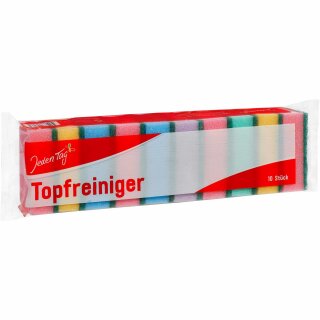 Jeden Tag Topfreiniger bunt (10Stk)