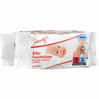 Usy Baby Feuchttücher Classic 3er Pack + Block - 6x80 Stück Sanfte Reinigung